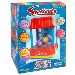 Swizzels Battery Operated Grabber Machine Game Includes 5 Plushies To Grab & Win - Picture 1 of 7