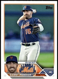 2023 Topps Update Danny Mendick /300 Advanced Stats Mets - Picture 1 of 2