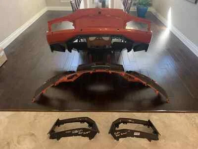 Lamborghini Aventador Rear Bumper W Carbon Fiber Diffuser & Inserts OEM 10-14 * - Изображение 1 из 4