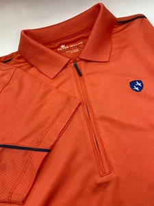 Maglia Peter Millar Performance Polo L Sport Arancione Estate Comfort UPF 50 - Foto 1 di 6