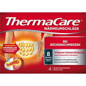 ThermaCare bei Rückenschmerzen S-XL, 4 Wärmeumschlage, PZN 00707366 - Bild 1 von 1