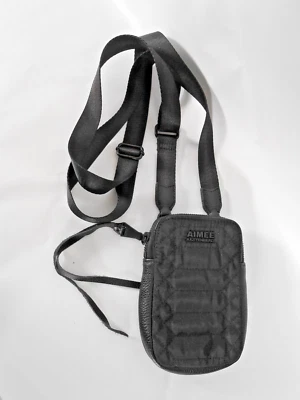 Bolso Bandolera para Teléfono Aimee Kestenberg Just Sayin Acolchado Nylon Cuero Borde Mini Foto 1 de 4