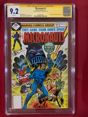 Micronauts #1 CGC 9.2 SS Michael Golden Signature ¡Variante Whitman RARA! Película AN Foto 1 de 4
