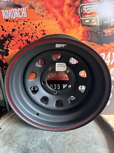 CERCHIO KIT DA 4 15x7 ET -20 DAYTONA NERO X SUZUKI OFF ROAD FUORISTRADA + DADI - Foto 1 di 5