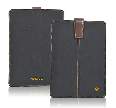 iPad mini 5 Case Black Cotton Twill Screen Cleaning Sanitizing NueVue Sleeve  - Image 1 of 4