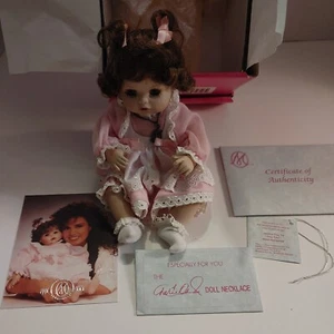Marie Osmond JESSICA TINY TOT Doll with Certificate & Doll Necklace In Box A4 - Picture 1 of 13