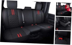 RAM Seat Covers Fit for 2009-2023 2024 XYRAM/1 Rear Seat Cover/Black-Red - Picture 1 of 5