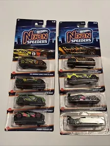 2023 Hot Wheels Neon Speeders Complete Set 8 - New SKU C - Picture 1 of 9