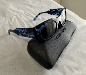 Balenciaga Blue  Tortoiseshell Women Sunglasses - Picture 1 of 5