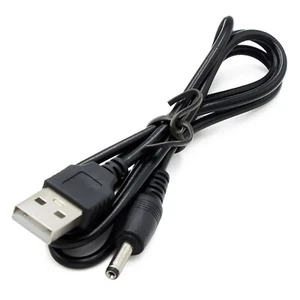 CAVO ALIMENTAZIONE PRESA USB 5V DA USB TIPO A a SPINOTTO JACK MASCHIO 3,5x1,35mm - Foto 1 di 2