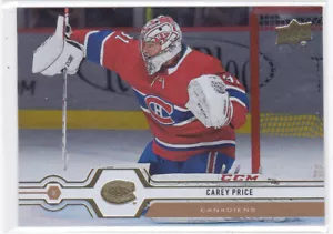 19/20 UD..CAREY PRICE..SILVER FOIL..# 298..CANADIENS..FREE COMBINED SHIP - Bild 1 von 1