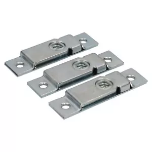 Paquete de 3 cerraduras para remolque camión caja de caballos lengua de acero - Imagen 1 de 5