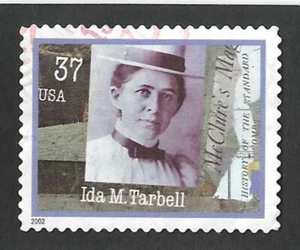 U.S. Stamp - Scott # 3666 -- 2002 -- 37¢ -- Women in Journalism: Ida M. Tarbell - Picture 1 of 1