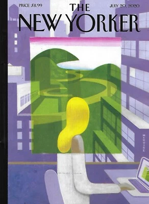 New Yorker Magazine Black Death Lockdown Fashion Meat Processing Danger 2020 - Image 1 of 4