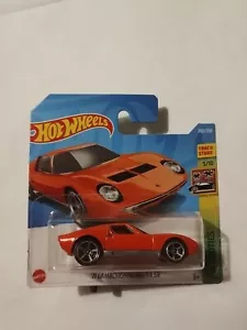 HOT WHEELS '71 LAMBORGHINI MIURA SV 2022- SCALA 1/64 - Foto 1 di 1