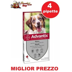 Bayer Advantix 10-25 kg 4 pipette antiparassitario per cani da 10 fino a 25 kg - Foto 1 di 1
