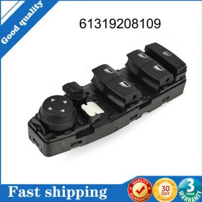 Interruptor de ventana eléctrica para BMW 328i 335i 535i 550i 528i M5 X3 X4 X5 X6 61319208109 Foto 1 de 4