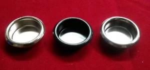 3/4" Finger Cup Pull Sliding Door Hardware Choice of Finish 4-Pack - Picture 1 of 14