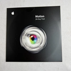 2004 Apple Macintosh Motion DVD 30 day trial disc and sleeve Version 1.0.1 - Picture 1 of 2