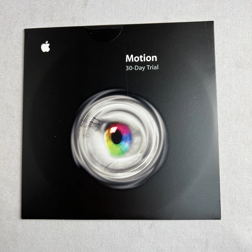 2004 Apple Macintosh Motion DVD 30 day trial disc and sleeve Version 1.0.1 - Image 1 of 2
