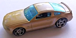 Hot Wheels 2005 Ford Mustang GT, Loose Die Cast Metal Car, Champagne Paint. - Picture 1 of 5