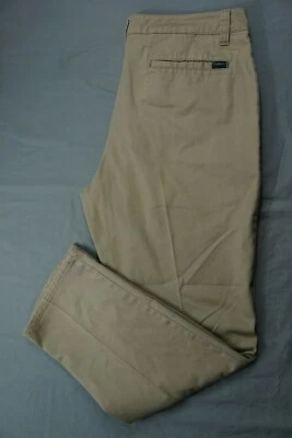 Pantalones chinos de polialgodón con frente plano O'Neill. Perfectly Broken In, para hombre 34X28 usado en excelente estado Foto 1 de 4
