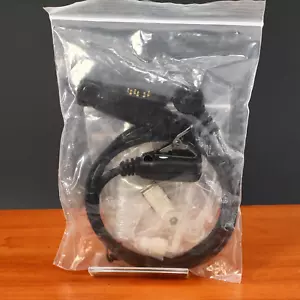 Acoustic Tube Earpiece Headset Mic for MOTOROLA HT750 HT1250 GP328 Two Way Radio - Picture 1 of 4