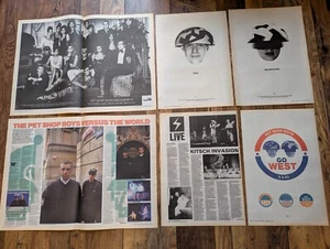 Pet Shop Boys Discography/Very/Relentless/Go West/Live + Feature 90s NME pages - Picture 1 of 7
