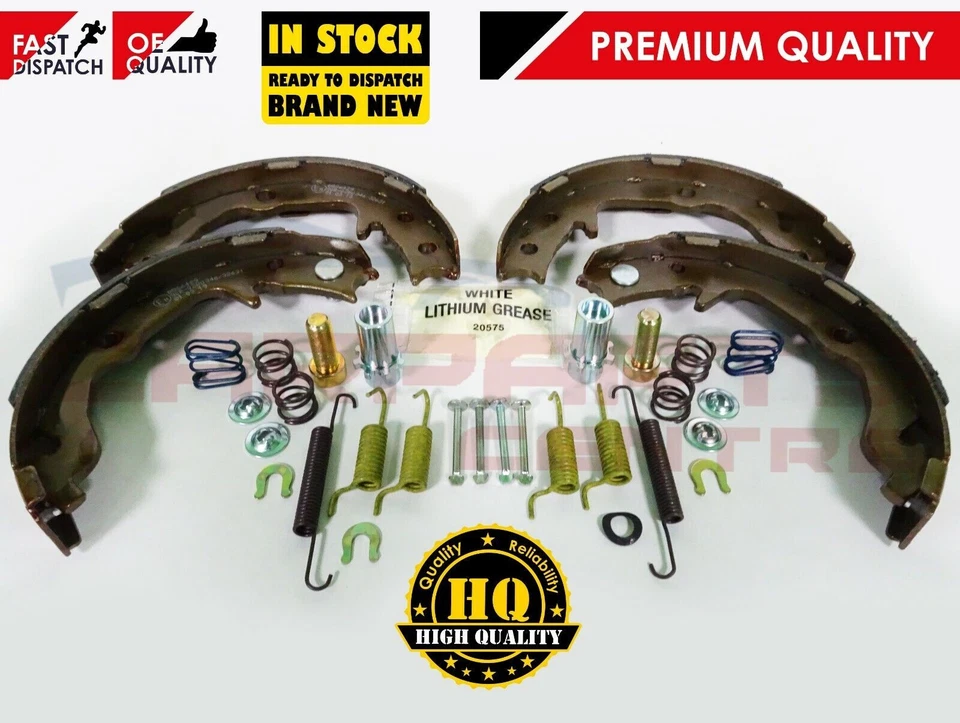 FOR JEEP COMPASS PARKING BRAKE SHOES REAR HAND HANDBRAKE SHOE FITTING KIT 07-10 - Image 1 of 1
