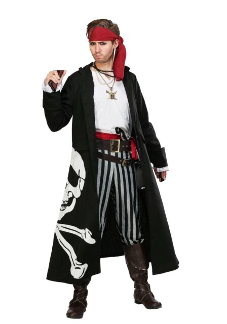 Fantasia Jack Sparrow Pirata Luxo Cosplay Adulto Masculino