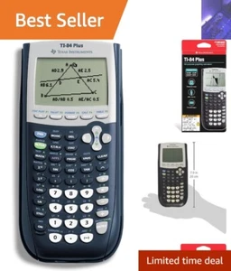 Durable TI-84 Plus Graphing Calculator with USB Connectivity & Split-Screen - Picture 1 of 10