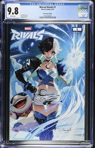 Marvel Rivals #1 Godtail Luna & Jeff 2025 variante de cubierta CGC 9,8 LE 1000 con certificado de autenticidad - Imagen 1 de 3