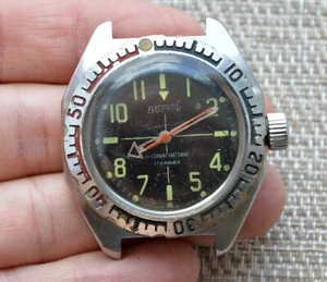 Watch USSR Amphibian Mechamical Commander Military Soviet Vostok Rare Vintage - Picture 1 of 5