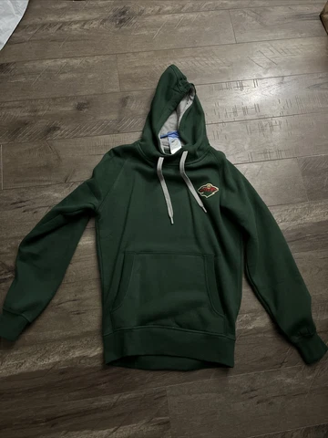 Men’s Antigua Minnesota Wild Hoodie Size Small Cover