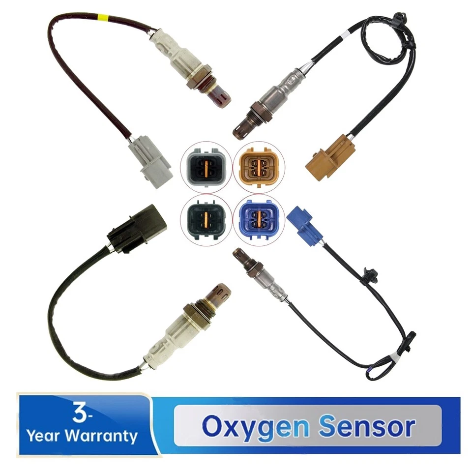 Juego de 4 sensores de O2 aptos para Hyundai Santa Fe 2013-2018 3,3 L V6 2010-2012 3,5 L V6 Foto 1 de 4