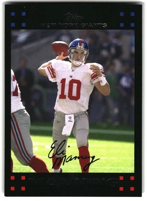 2007 Topps #30 Eli Manning New York Giants - Image 1 of 2