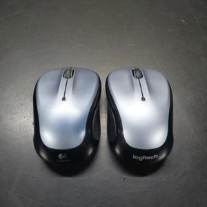 Logitech M325 Mouse Silver Black Lot Of 2 NO DONGLES - Picture 1 of 3