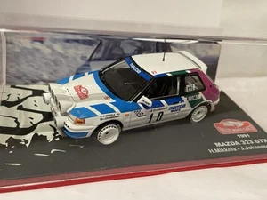 1/43 MAZDA 323 GTX 1991 MONTE CARLO RALLY HANNU MIKKOLA - Picture 1 of 1