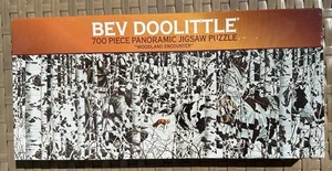 Bev Doolittle 700 Teile Panorama Puzzle: Woodland Encounter selten - Bild 1 von 3