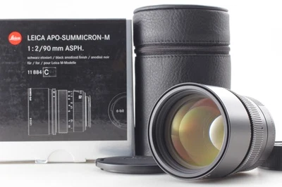 NOS [Top MINT] Leica APO Summicron M 90mm f2 ASPH 11884 Black Lens E55 JAPAN - Image 1 of 4