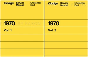 1970 Dodge Dart and Challenger Repair Shop Manual 70 Swinger RT 340 R T - Picture 1 of 7