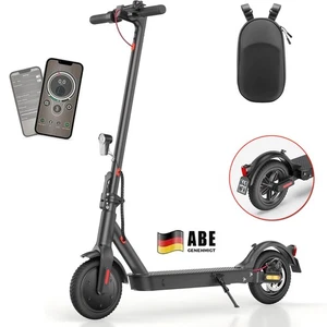 E-Scooter mit Straßenzulassung ABE Klappbar Elektroroller Elektro Roller +Tasche - Bild 1 von 17