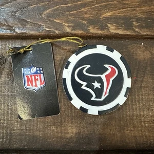 Houston Texans Juego Chip Árbol de Navidad Adorno 2 1/4" - Imagen 1 de 5