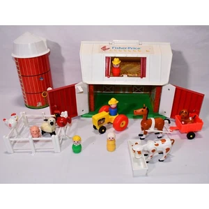 Vintage Fisher Price Little People Play Family Farm 2501 Complete 0825!!! - Picture 1 of 10