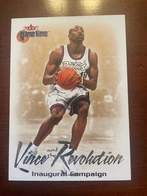 2000-01 Fleer Game Time Vince and the Revolution 🏀 #5 Vince Carter Raptors 🔥 - Image 1 of 2
