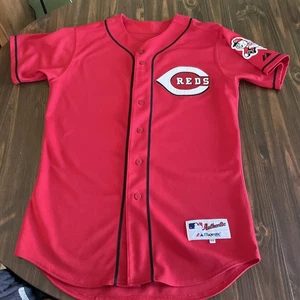Maglia 100% Autentica Cincinnati Reds Vintage Majestic 44 XL Uomo Senza Nome Tinta Unita - Foto 1 di 9