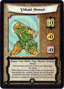 Yokuni Sensei - Honor Bound - Legend of the Five Rings CCG - Imagen 1 de 6