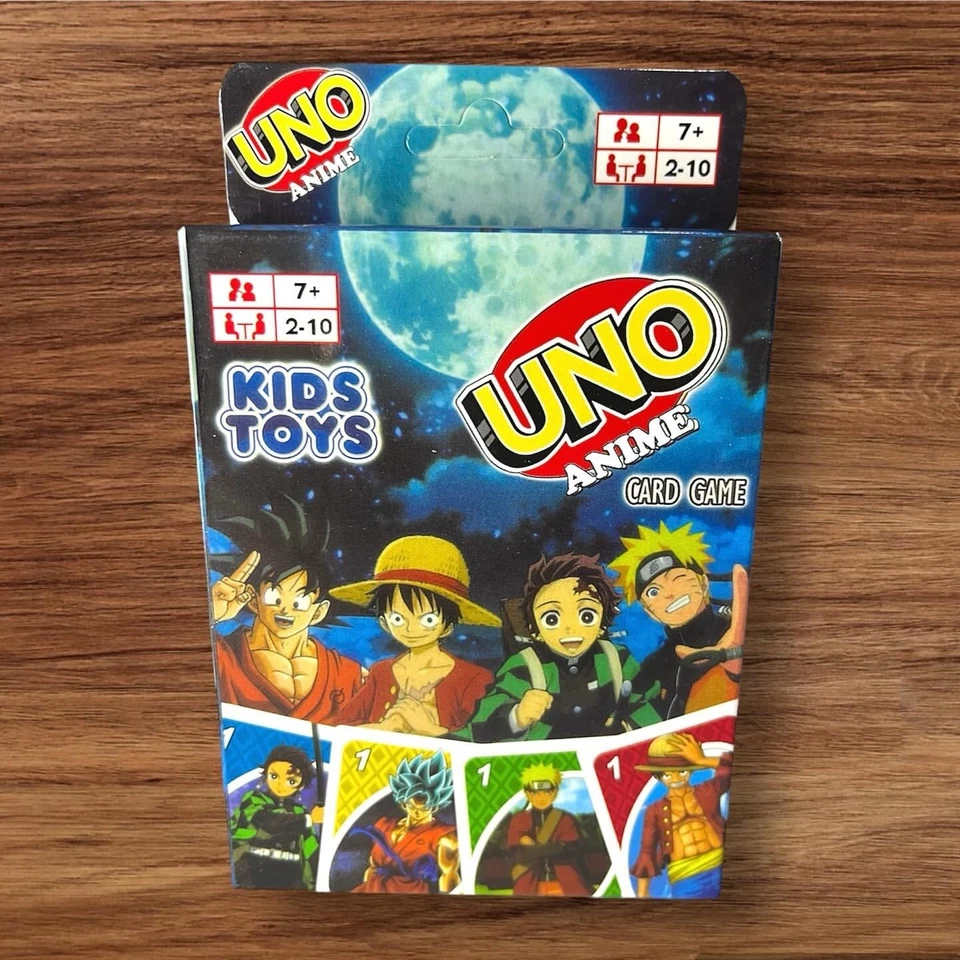 Uno Card Game Anime Edition 2 Sets of Cards Brand New Sealed - Image 1 of 1