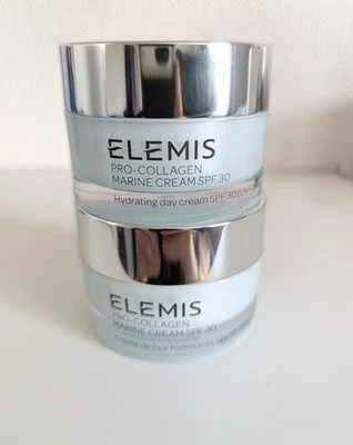 Elemis Pro Collagen Marine Cream SPF30 Anti Wrinkle Day Cream 60ml (30ml x2)** - Image 1 of 2