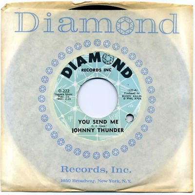 JOHNNY THUNDER You Send Me/Am I Right Or Am I R&B 45  - Image 1 of 2